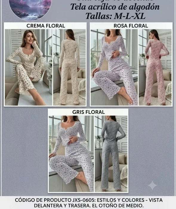 Pijamas de Dama  Morley  de 2 Piezas