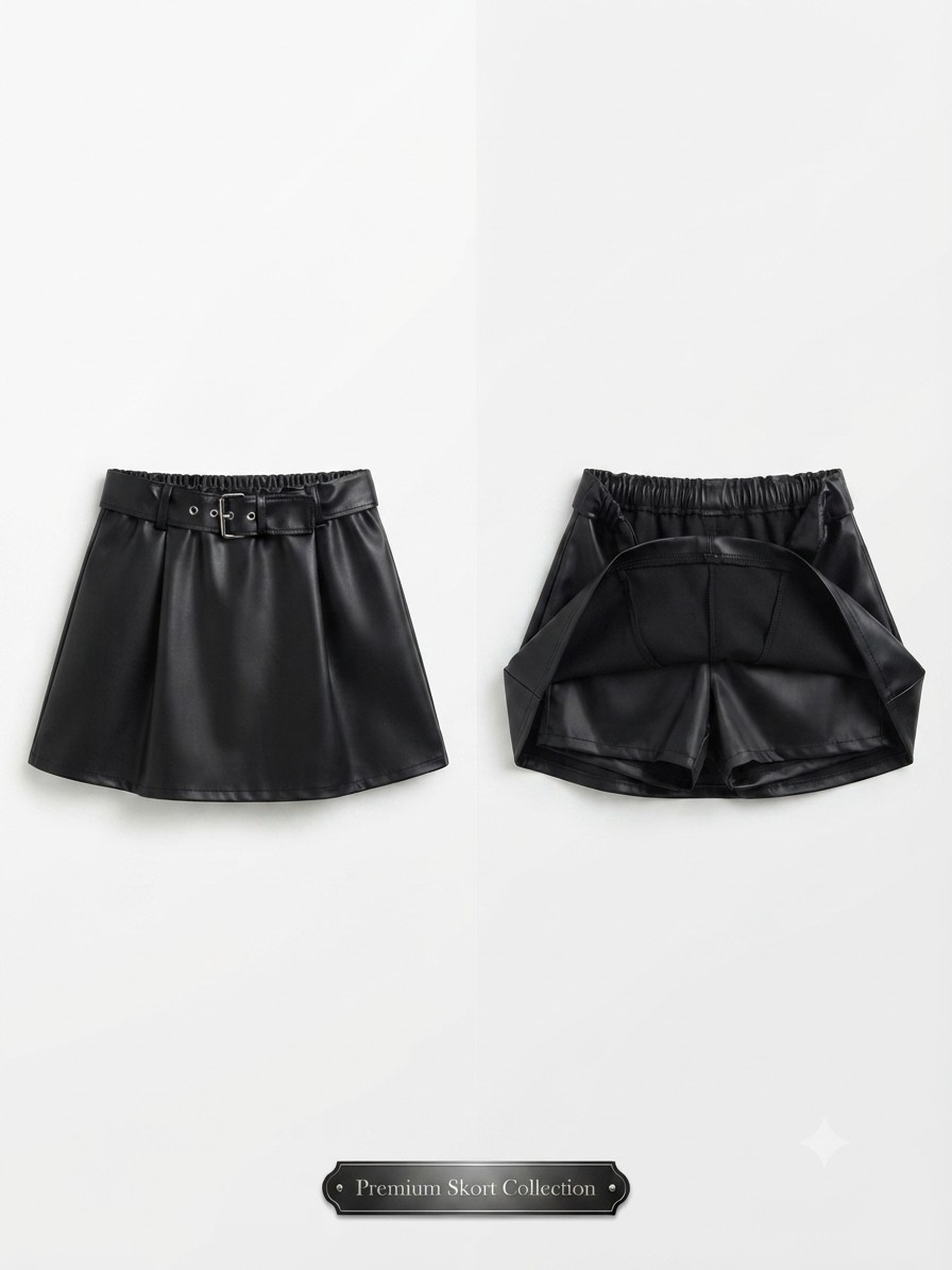 Short Pollera Ecocuero - Imagen 2