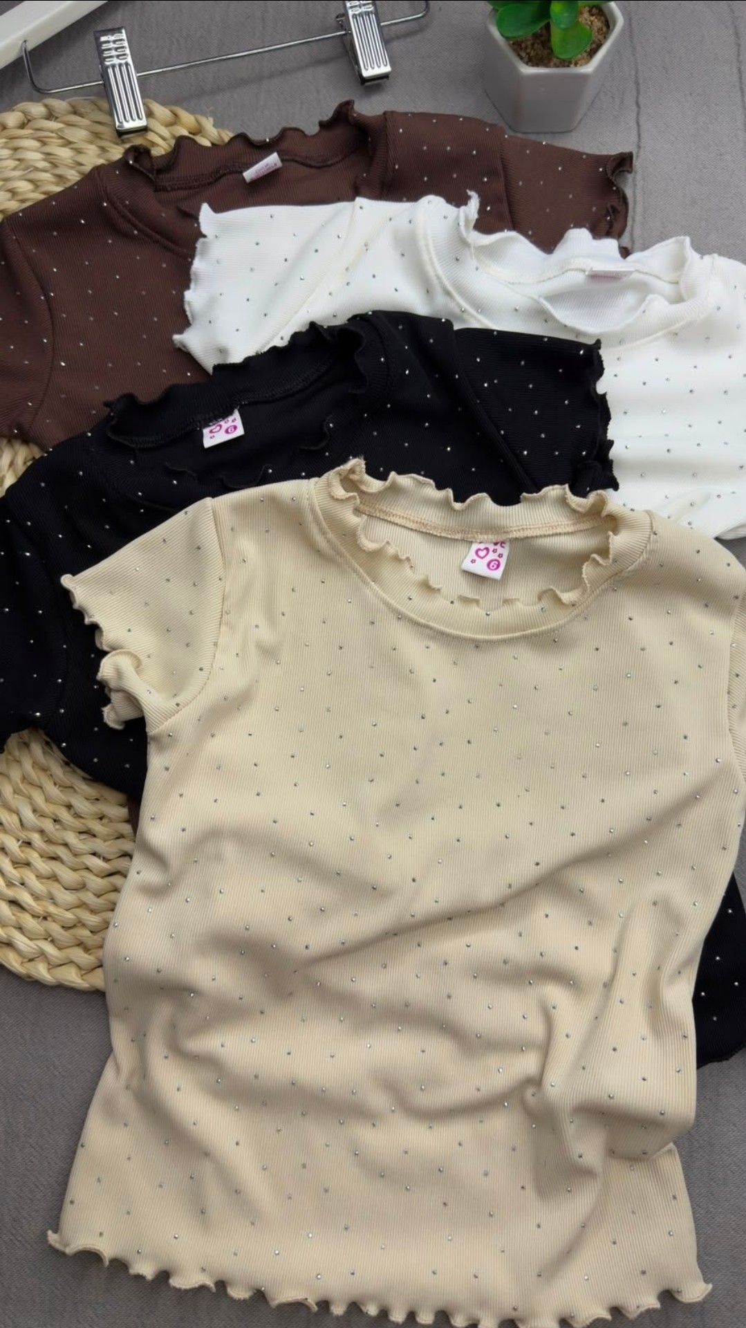 Remera Brillantina para Nena. - Imagen 5
