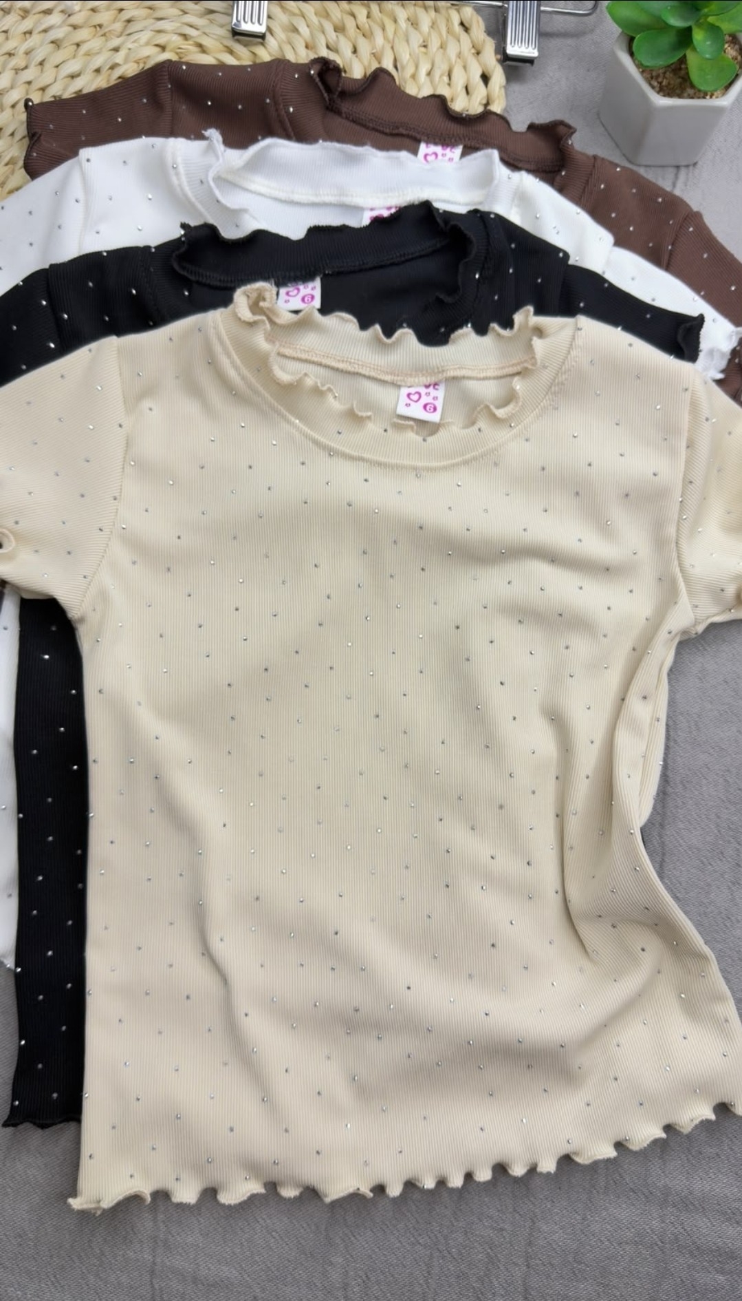 Remera Brillantina para Nena. - Imagen 6