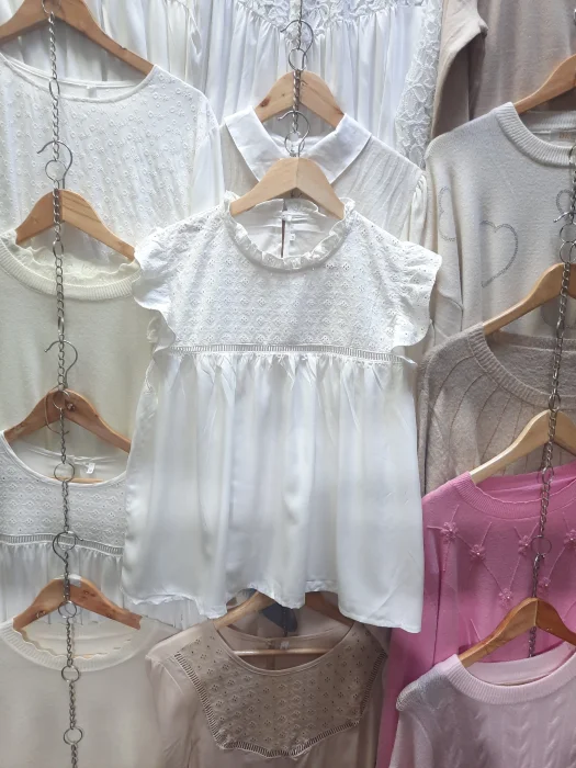 Blusa Broderi Roma