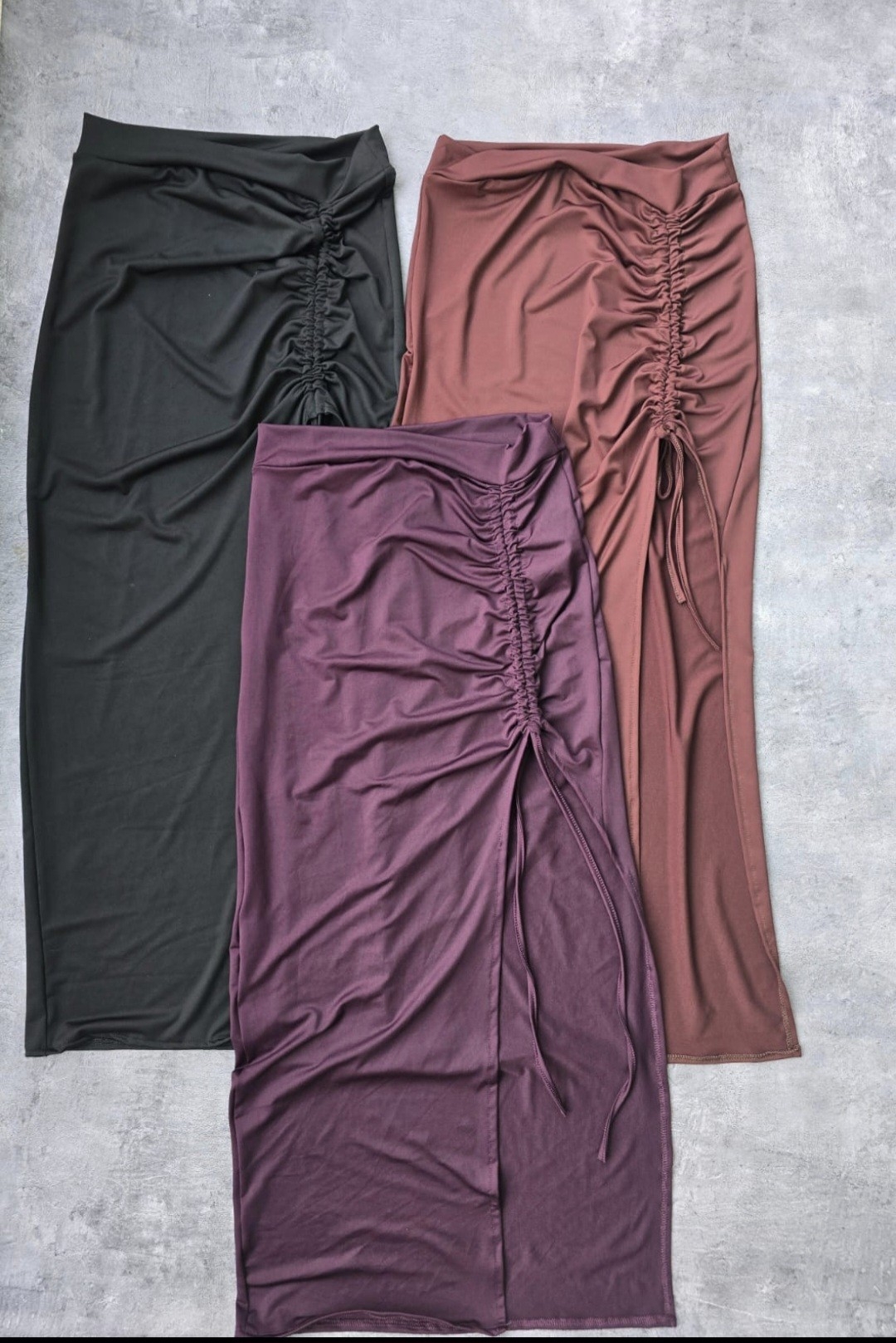 Pollera Lycra Frunce - Imagen 3