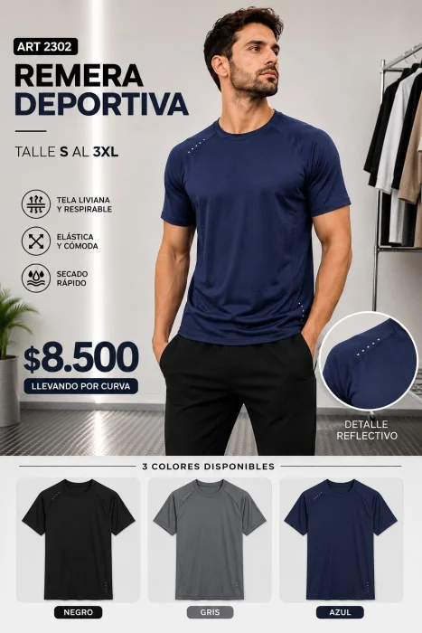 Remera Importada Deportiva