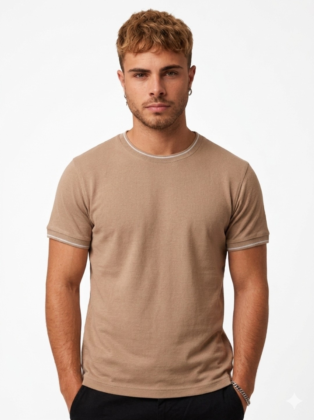 Remera Hombre Cuello Combinado - Imagen 7