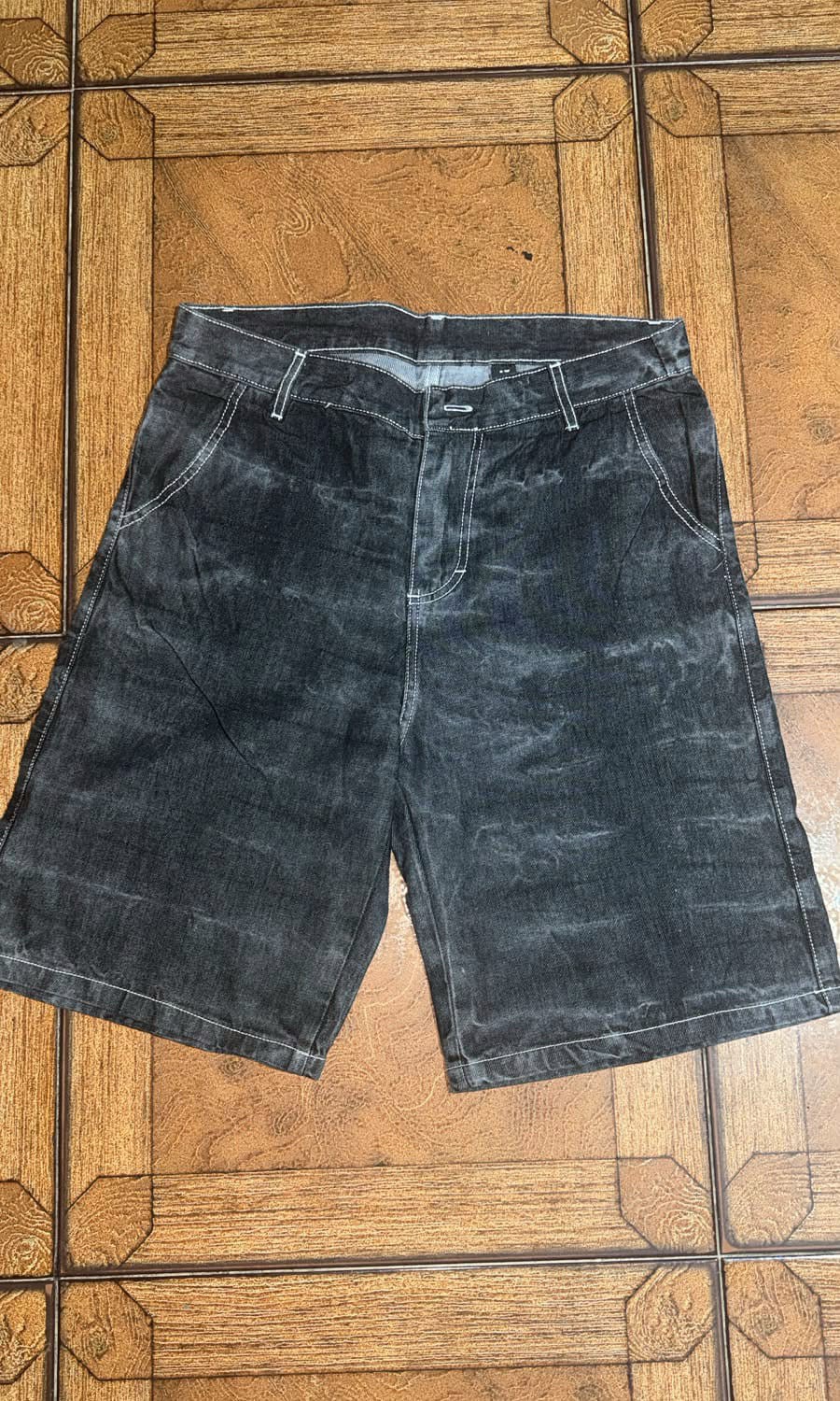 Bermuda de Jean Y2k Pantalón Corto Ancho Denim Moda Mujer 2000's Hotsale Mayoristas - Imagen 7