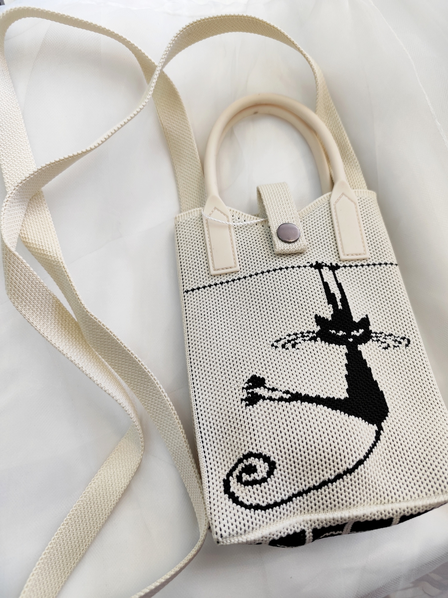 Mini Bolso Bandolera Tejido - Imagen 4