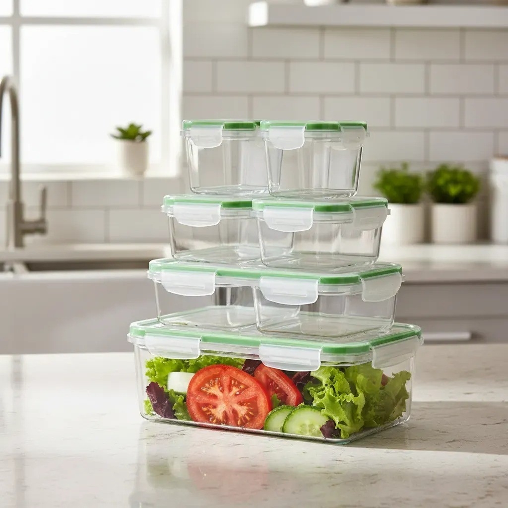 Set X7 Tappers Herméticos de Plastico con Tapa Resistentes - Imagen 1