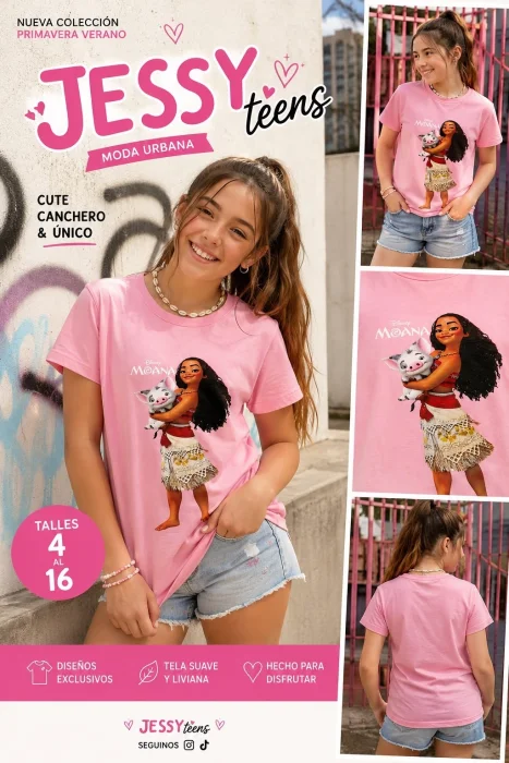 Remera Moana Modal