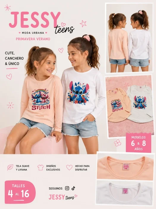 Remera Stitch Modal