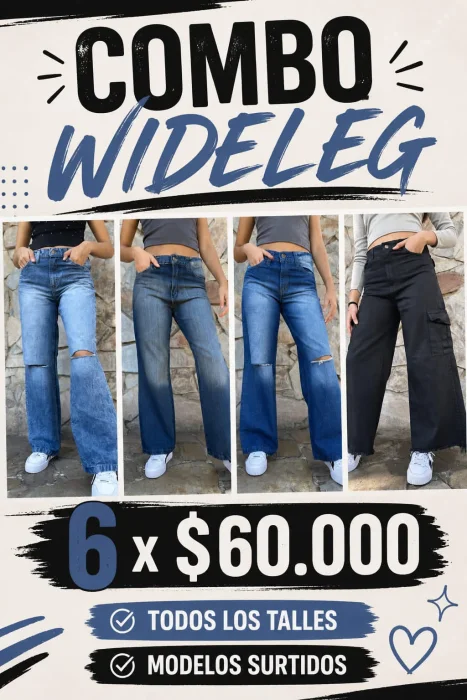 Combo Wideleg Mujer