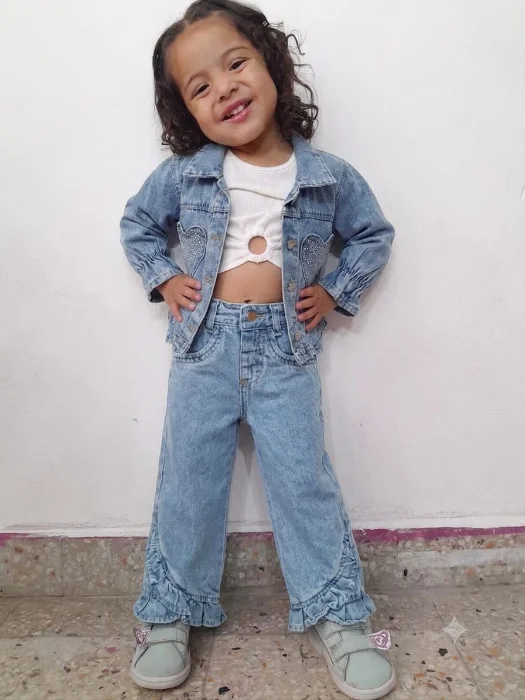 Campera de Jeans con Corazon