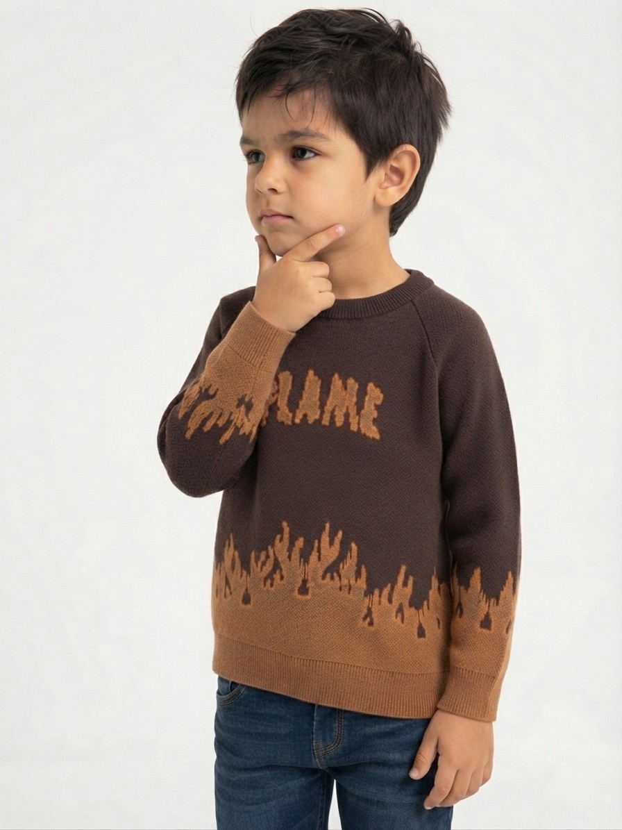 Sueter Over Flama Choco - Imagen 3