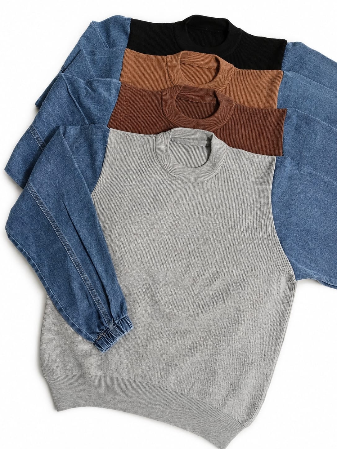 Sueter Hilo Denim Tendencia - Imagen 2
