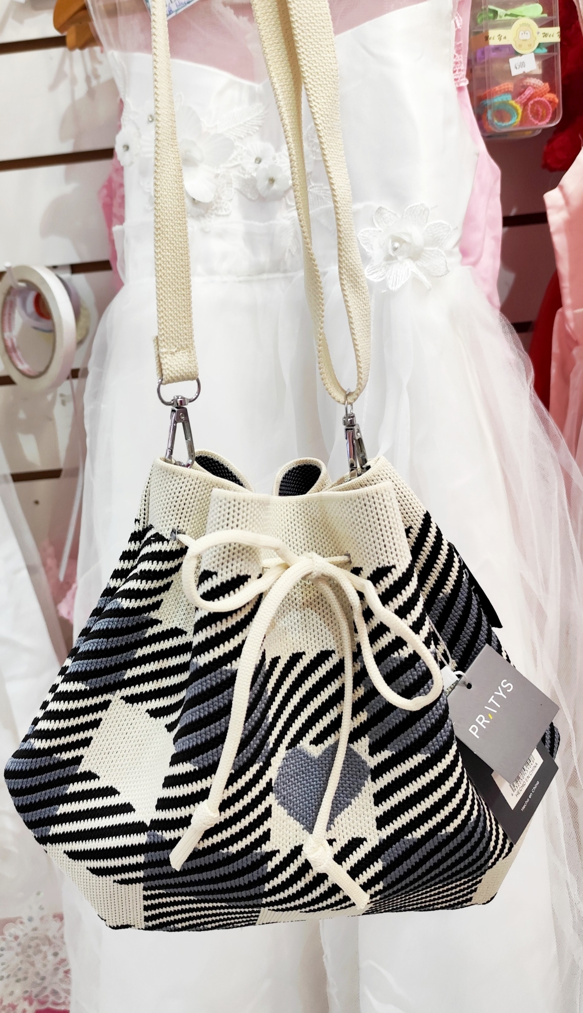 Bolso Bucket Tejido - Imagen 4