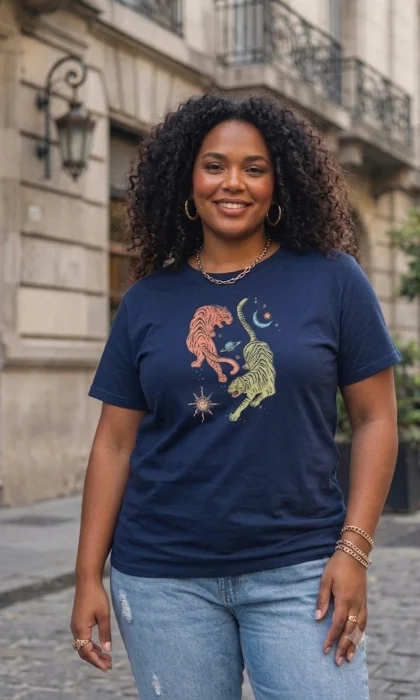 Remera Plusize Tigre