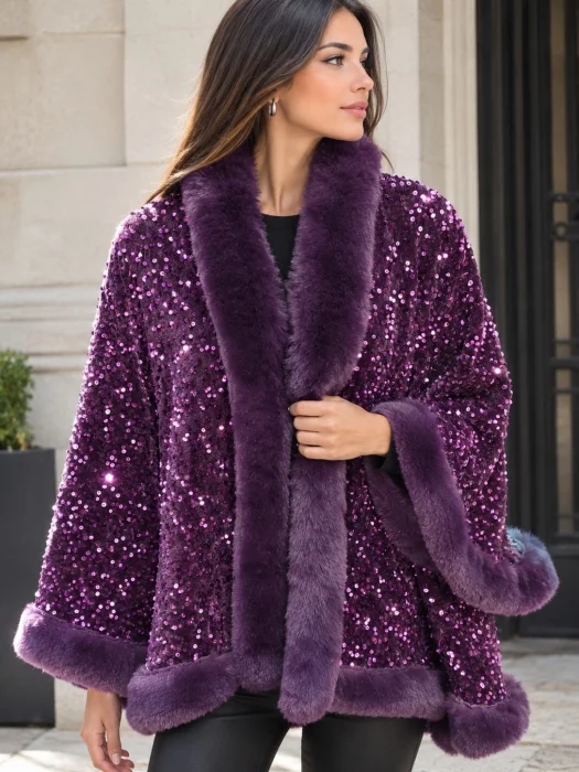 Capa con Lentejuelas