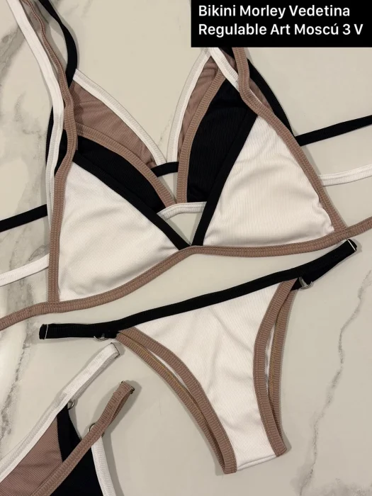 Bikini Morley Combinado Vedetina Art Moscú 3v