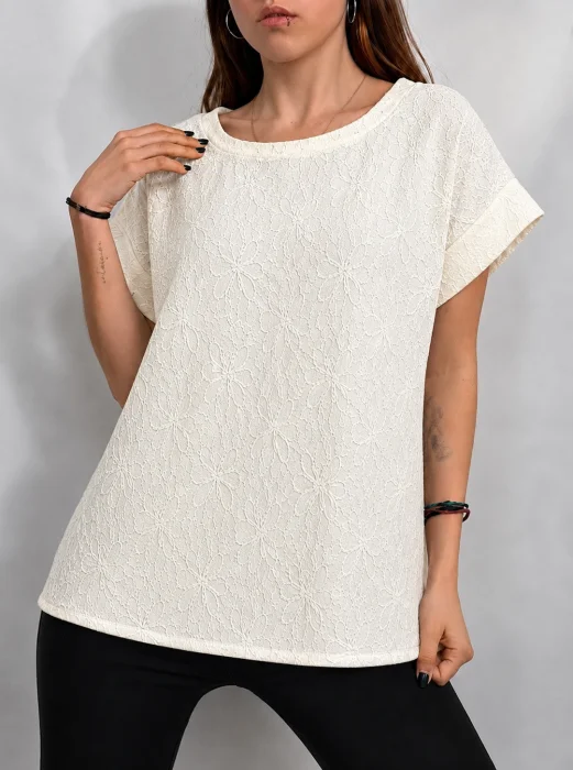 Remera de Broderie