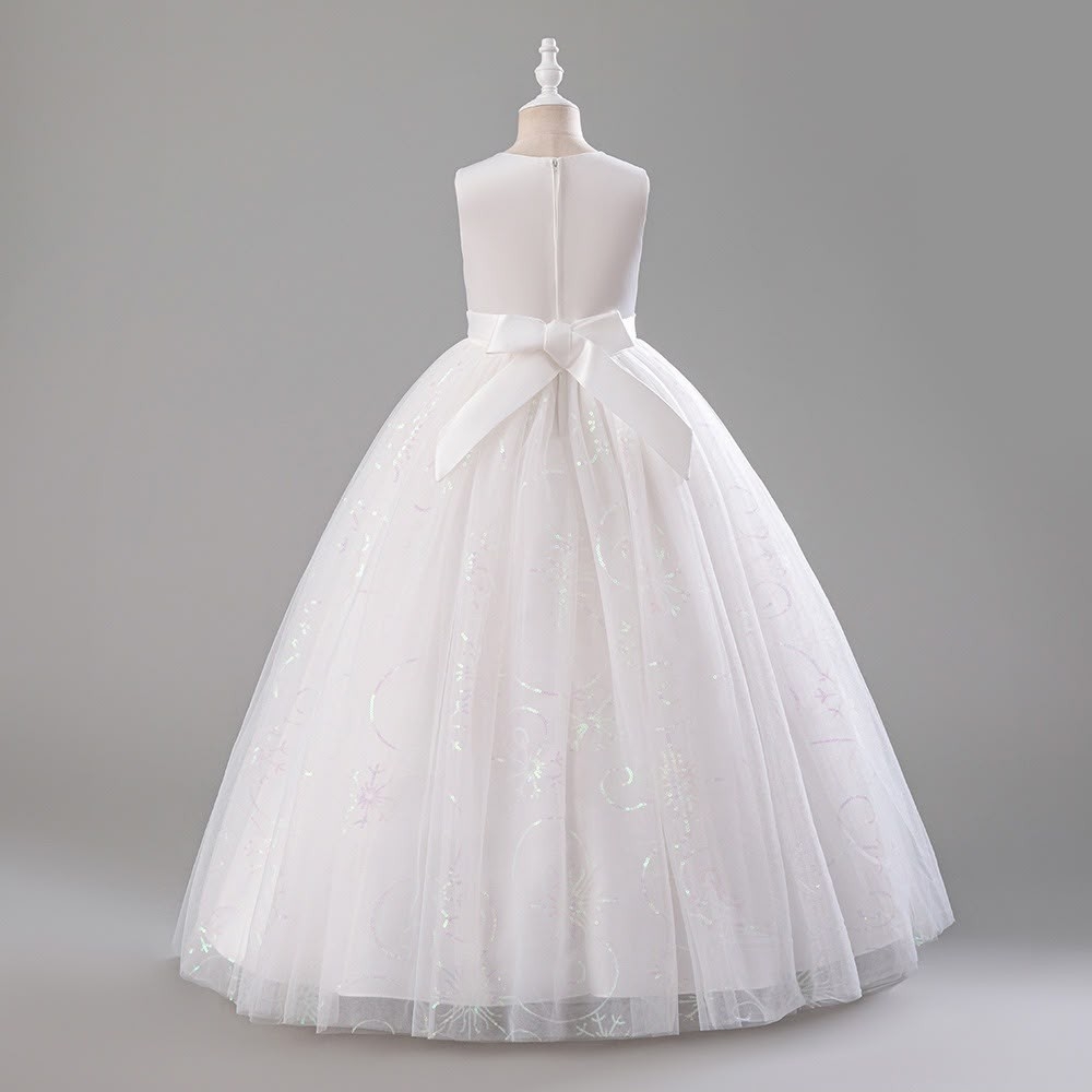 Vestido 2869 Largo  Blanco - Imagen 5