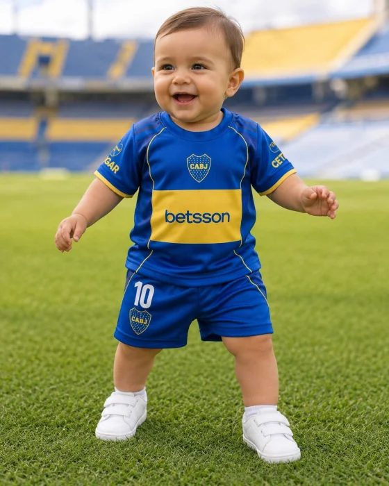 Conjunto Boca Baby  Sublimado