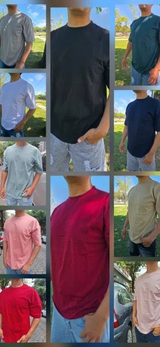 Remeras Overzice Lisas