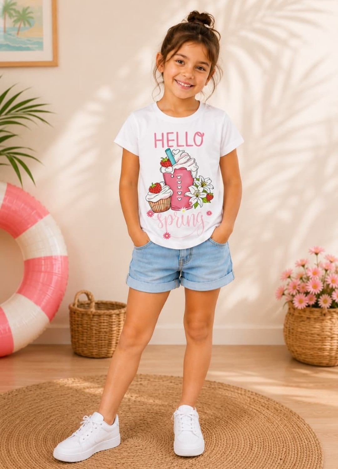 Remera de Nena Hello Spring - Imagen 3