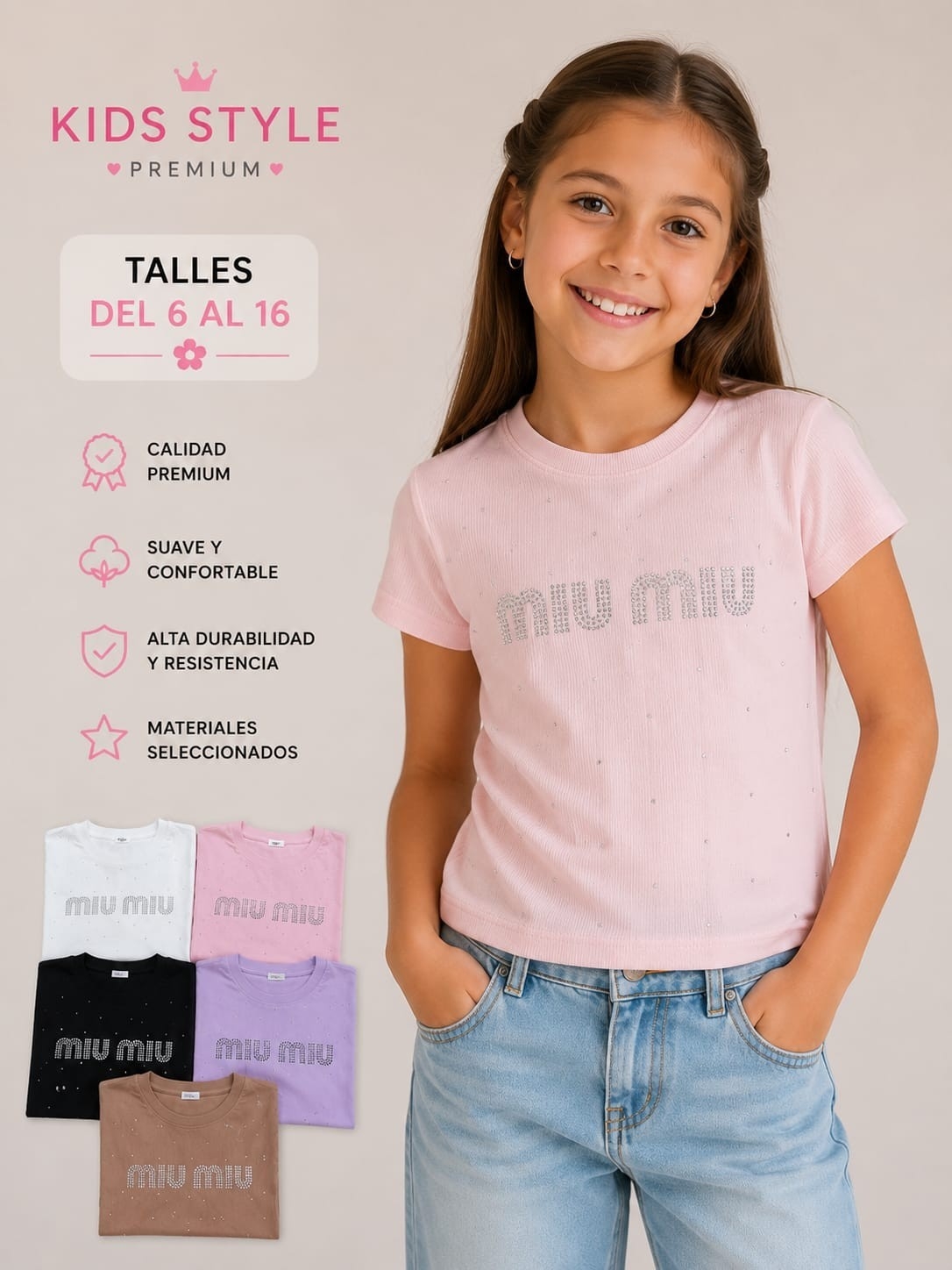 Remera Nena Kiids Girls - Imagen 2