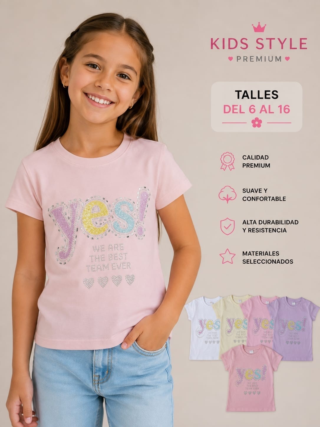 Remera Nena Kiids Girls - Imagen 3