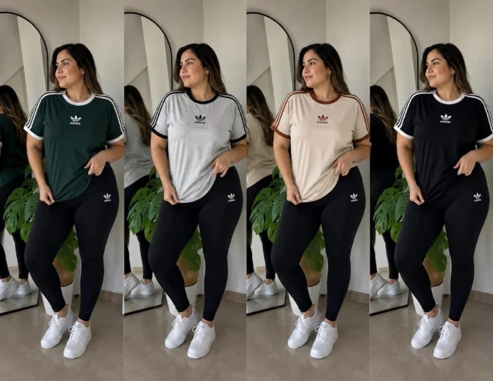 Remera Talle Especial Dama Adretro Bordada