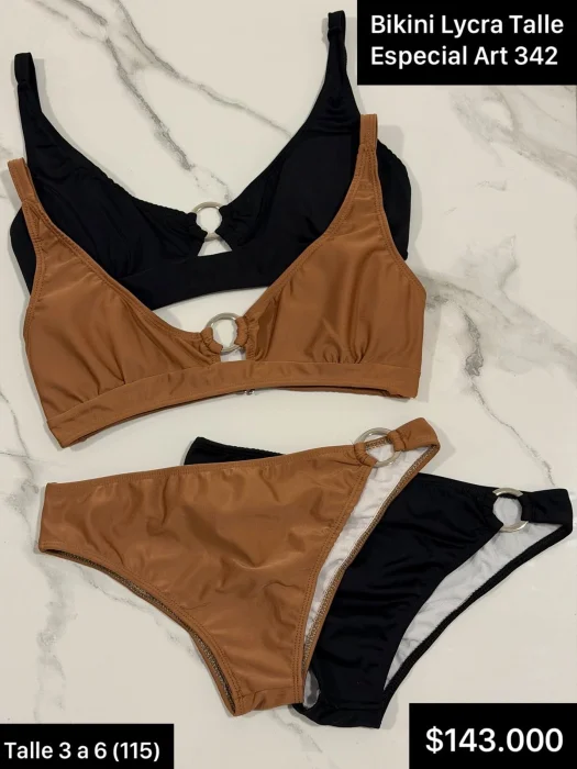 Bikini Lycra Vedetina Talle Especial Art 342