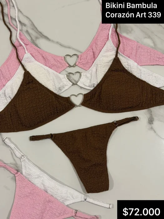 Bikini Bambula Avíos Corazón Art 339