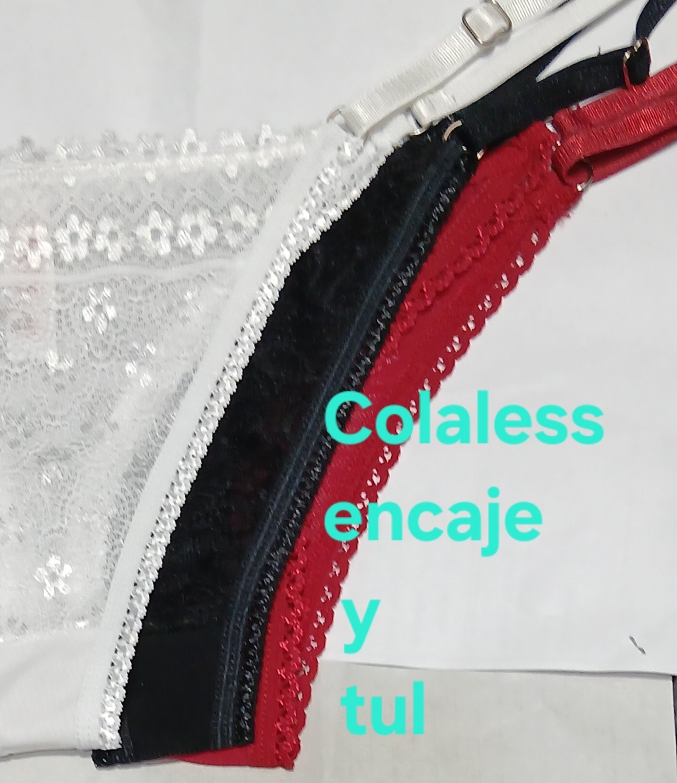 Colaless  Encje + Tul Regulables - Imagen 2