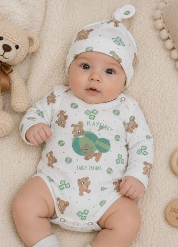 Body+gorro Algodón Early Art 496