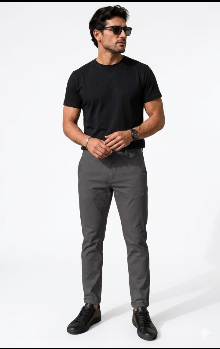 Pantalon Corte Chino Hombre Pantalon Semi Chupin Skinny Caballero Elegante Mayoristas - Imagen 7