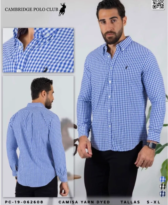 Chomba Cuadriculada Polo Art 206