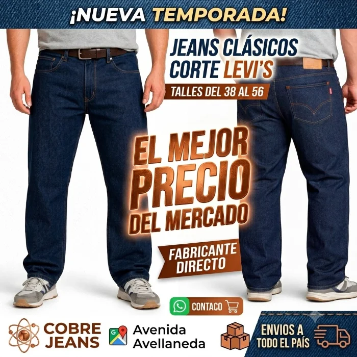 Jeans Clasico Corte Levis