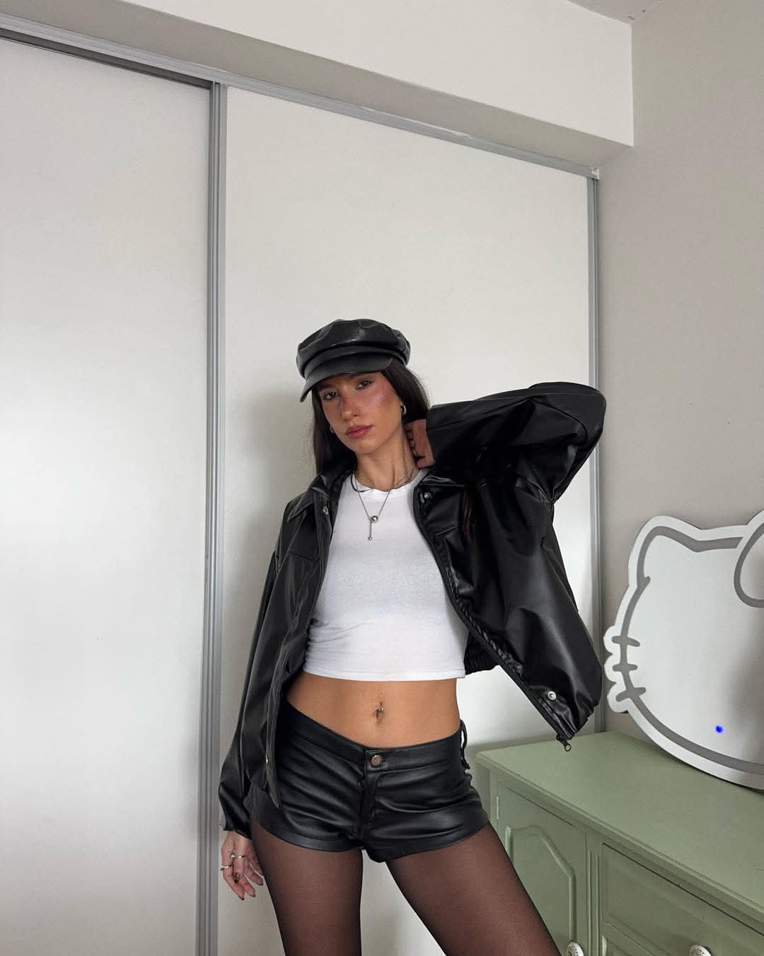 Bomber Eco Cuero Oversize - Imagen 2