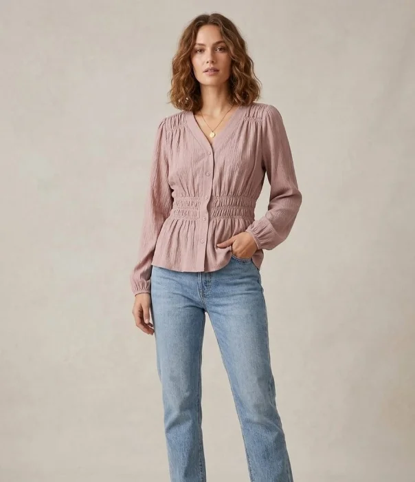Blusa  Manga Larga