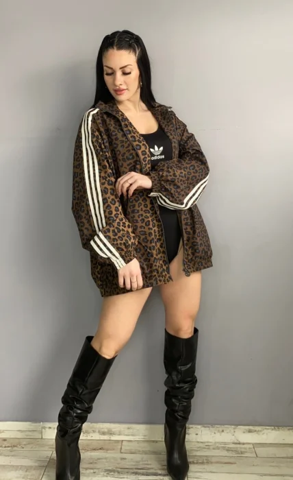 Campera Over Print Adidas