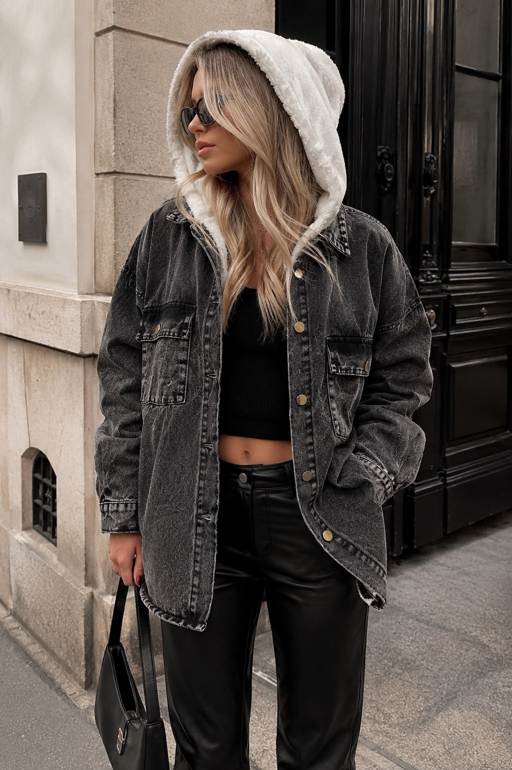 Camisaco Jeans Teddy - Imagen 2