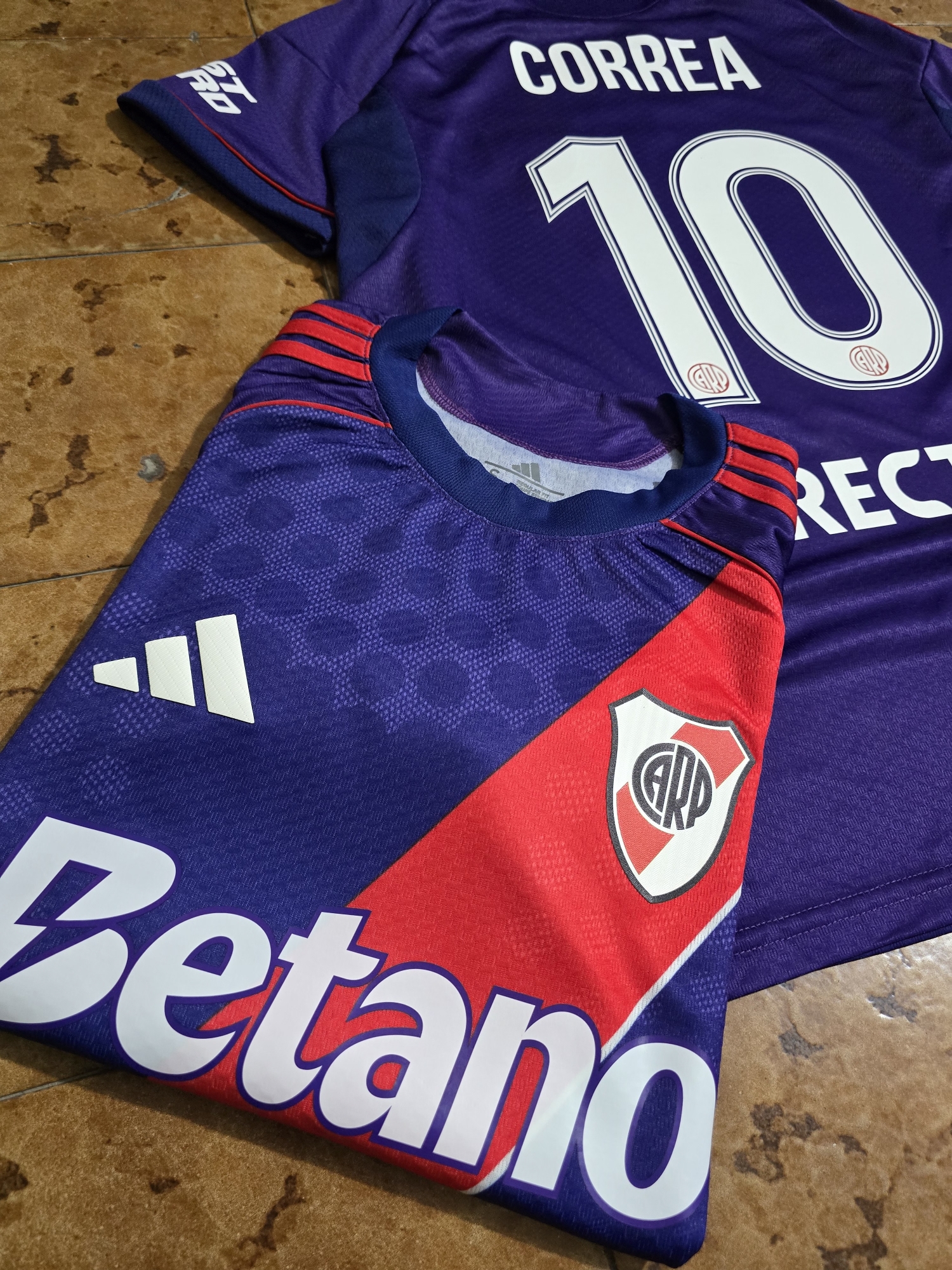 Camiseta Tercera Equipacion River Plate, con Dorsal - Imagen 5