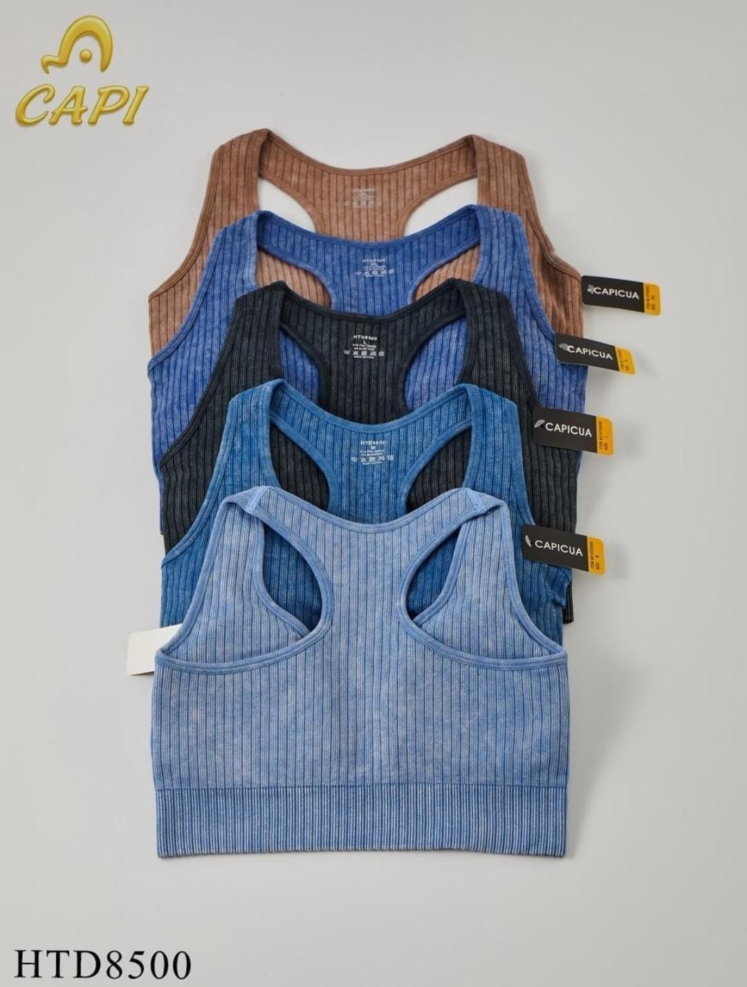 Hermosos Top Seamless Prelavado Bretel Ancho..!! - Imagen 2