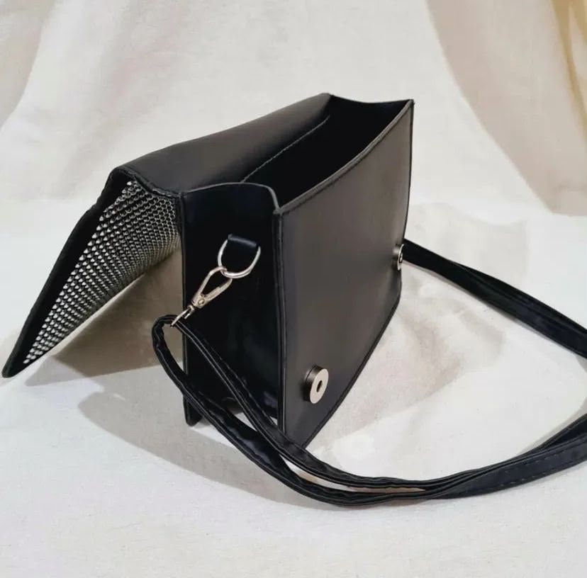 Cartera Cuadrada con Strass - Imagen 2