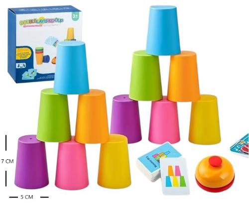 Juego Vasos Apilables