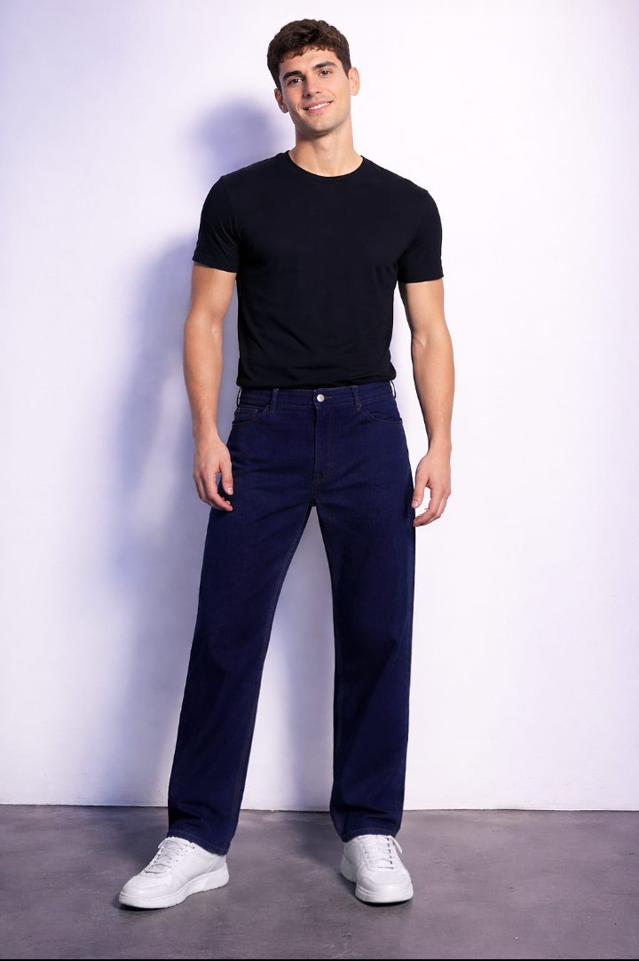 Jean Clásico Hombre Pantalon Denim Recto Caballero Unisex Moda 2000's Pinterest - Imagen 2