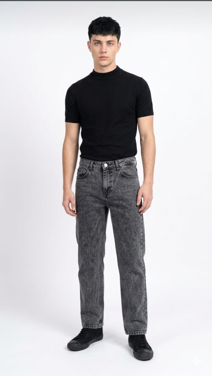 Jean Clásico Hombre Pantalon Denim Recto Caballero Unisex Moda 2000's Pinterest - Imagen 3