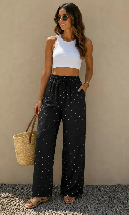 Palazo Hawai Estampado