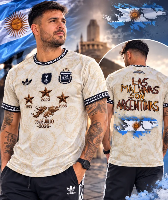  Camiseta Afa  Edición Malvinas   Modelo Adulto