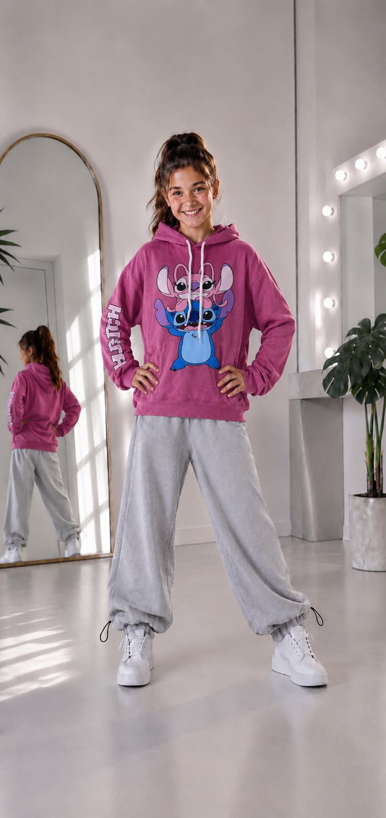 Buzo Plush con Capucha Sttich - Imagen 3