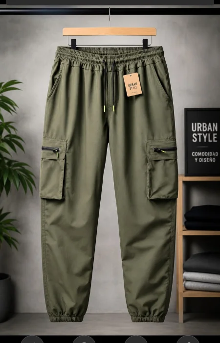 Pantalón Microfibra Cargo